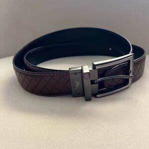 Tommy Bahama Brown Leather Belt
